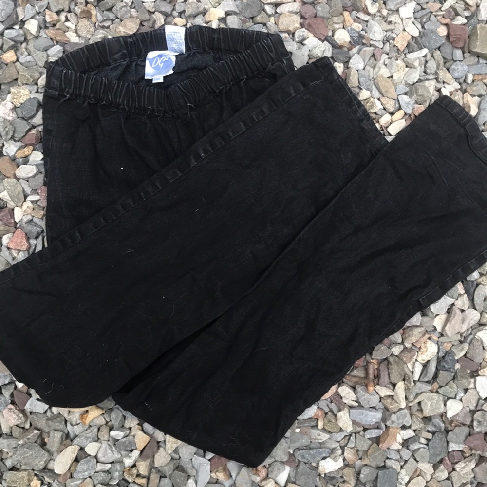 DG2 black boot cut jeggings - small tall